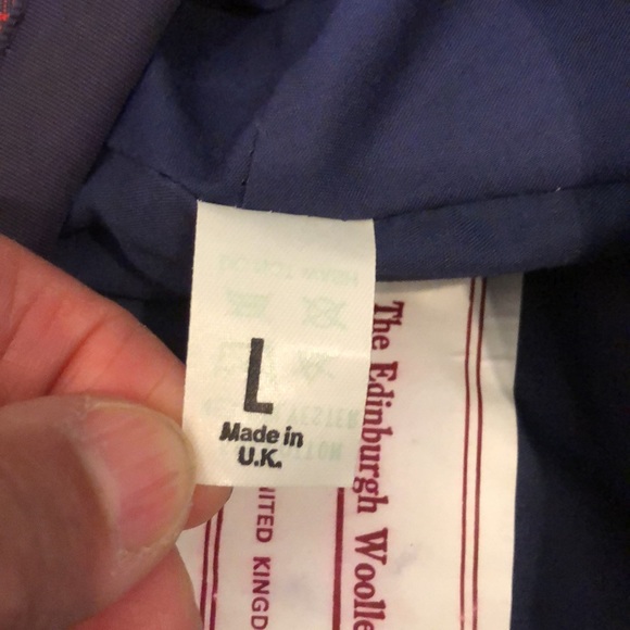 The Edinburgh Woollen Mill Made in UK Plaid Cotton/Polyester Cap - size L - Picture 4 of 7